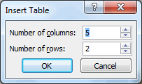 Insert A Table In PowerPoint
