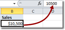 Number Formatting In Excel 2010
