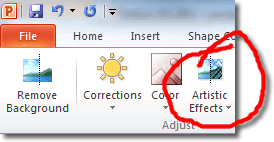 Artistic Effects In PowerPoint
