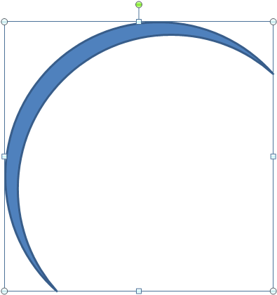 Make A Crescent In PowerPoint