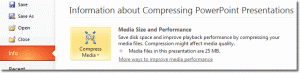 Media Size And Performance In PowerPoint 2010