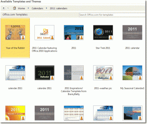 PowerPoint 2011 Calendar Templates