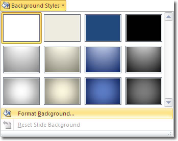 PowerPoint Background Styles