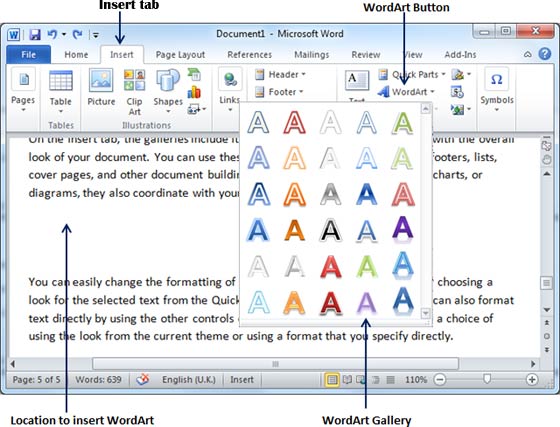 Word Use Graphics